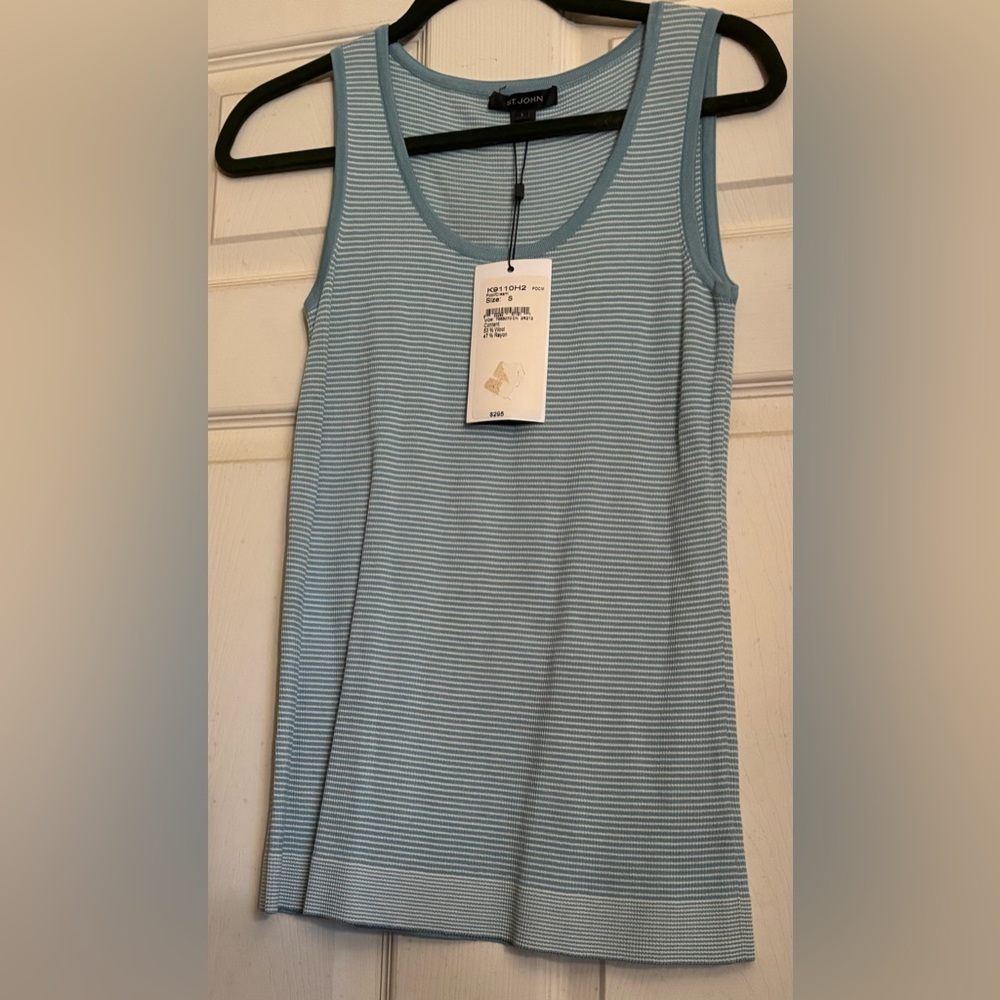 St. John Tank Top Wool Rayon - small NWT